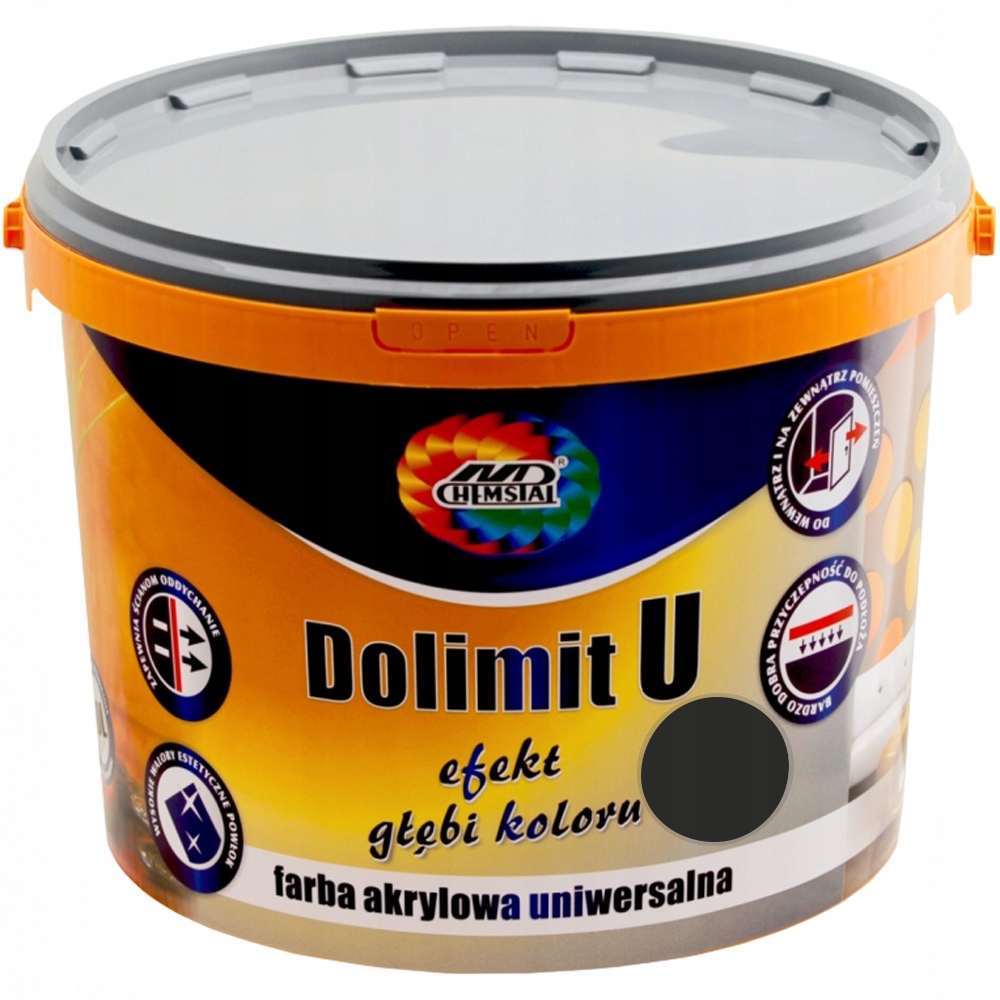 

Dolimit U Farba akrylowa Chemstal 1L Czarny