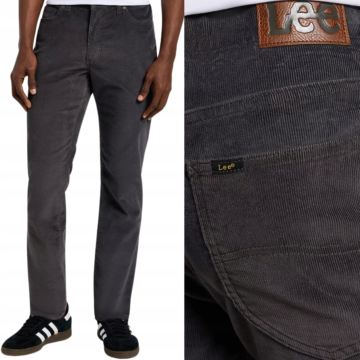 Lee Slim Fit Mvp Extreme Motion Static Grey Přizpůsobené Manžety W38 L34