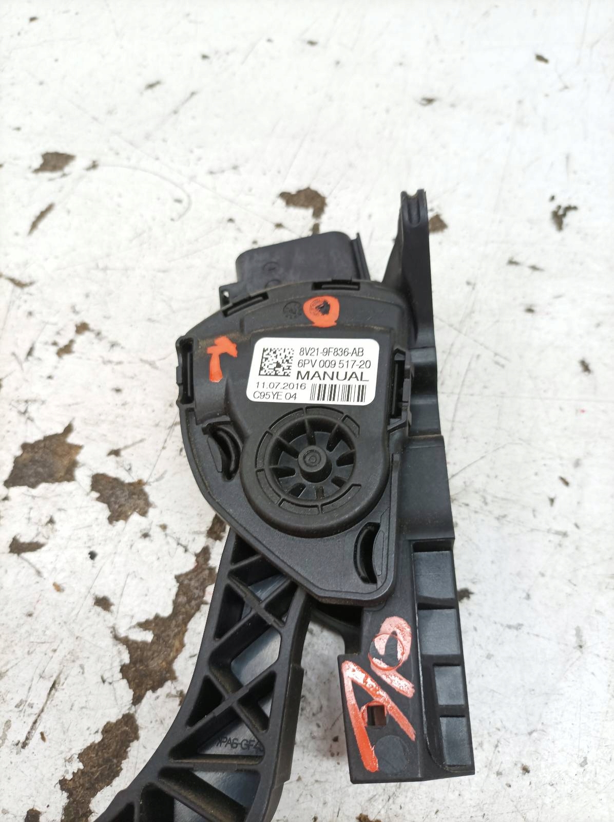 PEDAL potméter gáz 8V21-9F836-AB 1.0 B Ford Transit Courier és