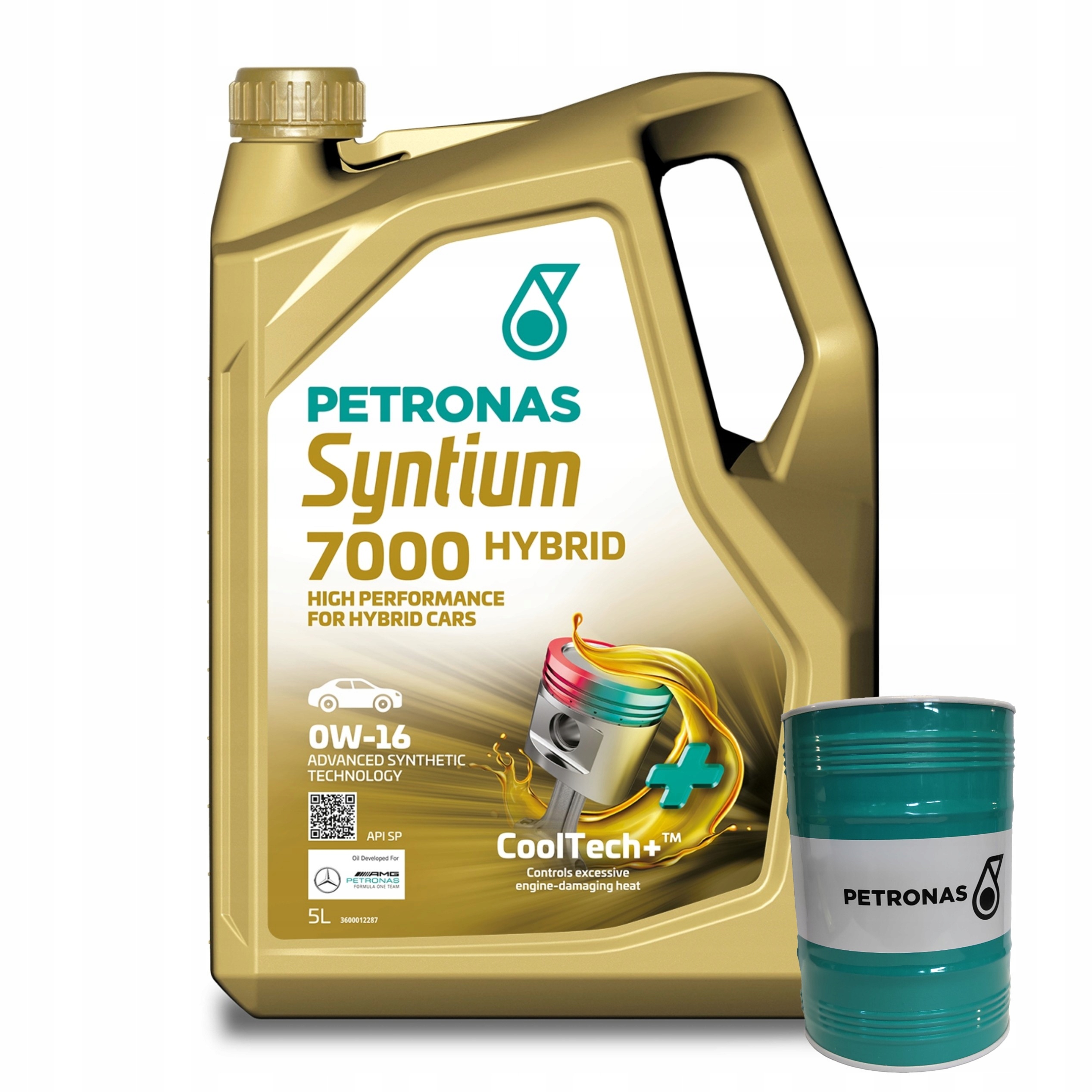 Motorový olej Petronas Syntium 7000 Hybrid 0W-16 5L Pokladnička Zadarmo