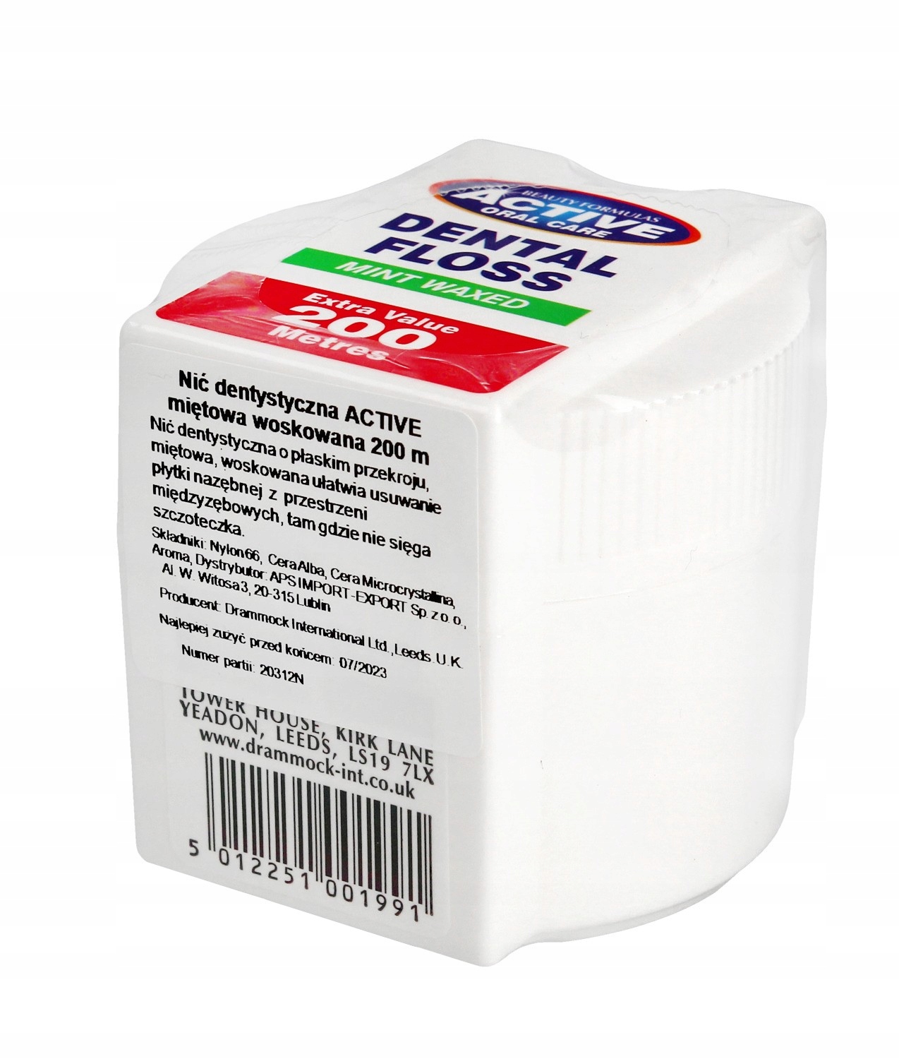 

Beauty Formulas Nić dentystyczna Active Miętowa Wo