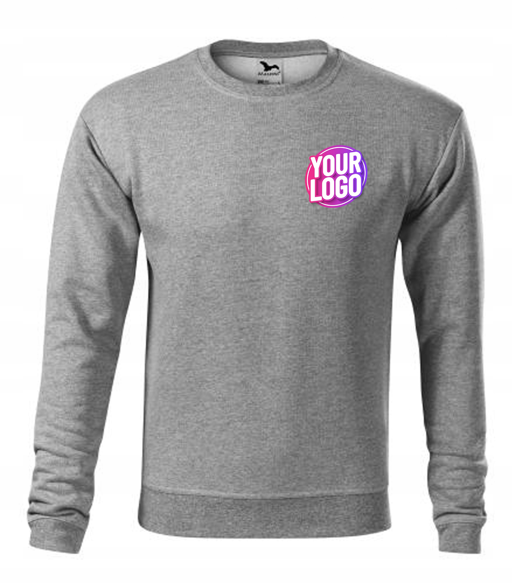 Bluza męska z NADRUKIEM logo z dowolną kolorową grafiką 406 HURTOWE ceny