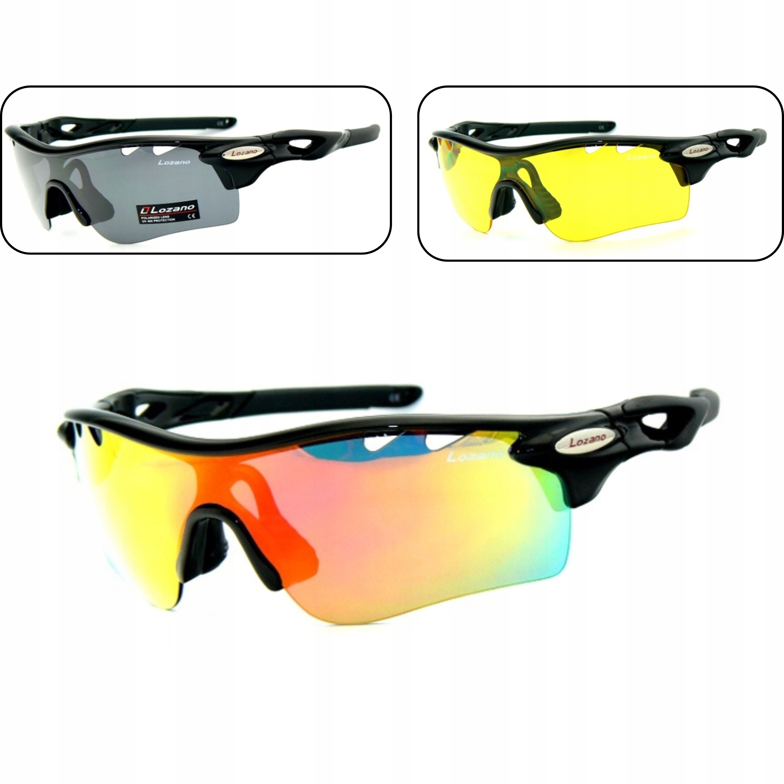 Pánské Brýle Pro Denní I Noční Jízdu Polarizační Uv Do Auta 3V1 Lozano