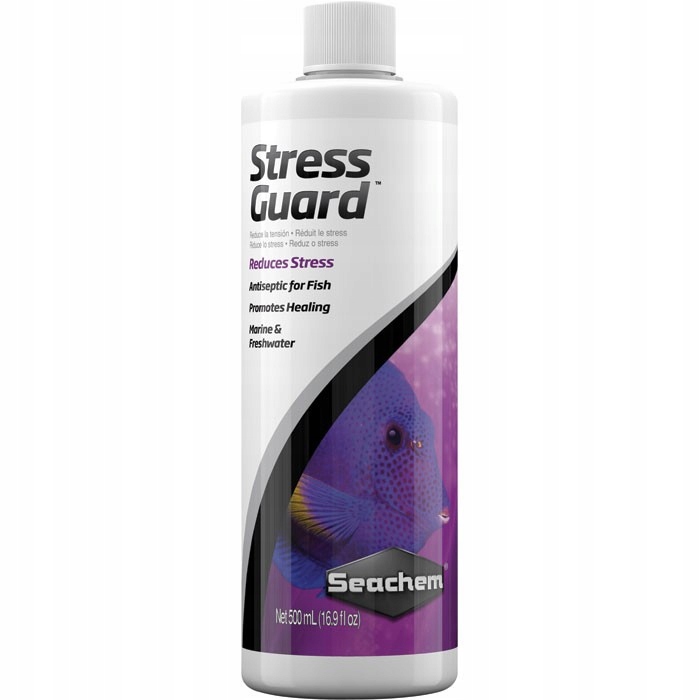 Seachem Stressguard 500 ML Antistresový Přípravek Pro Ryby Ochrana Hlenů