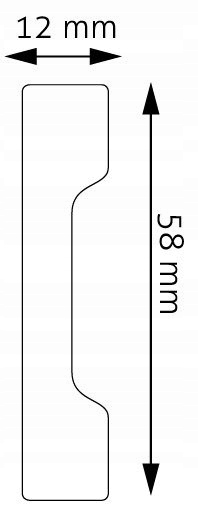 Biała LISTWA PRZYPODŁOGOWA cokół CEZAR LPC-32 Kod producenta LPC-32