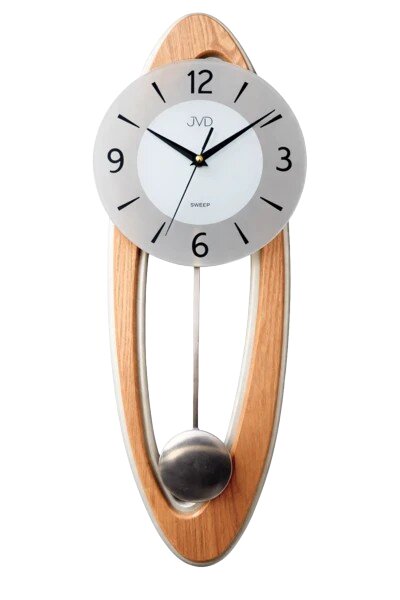Kyvadlové nástenné hodiny Jvd NS18053.1, 60cm