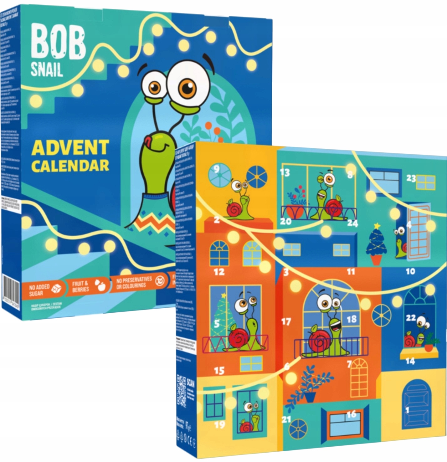 Kalendarz Adwentowy Bob Snail Przekąski Zabawki Magnesy 24X 2025