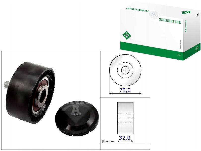 Rolka Řemene Klínový Řemen Ina 57606