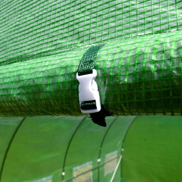 TUNEL OGRODOWY SZKLARNIA FOLIOWA FOLIAK 7M2 WZMOCNIONY SIATKA UV 2X3,5M Stan opakowania oryginalne