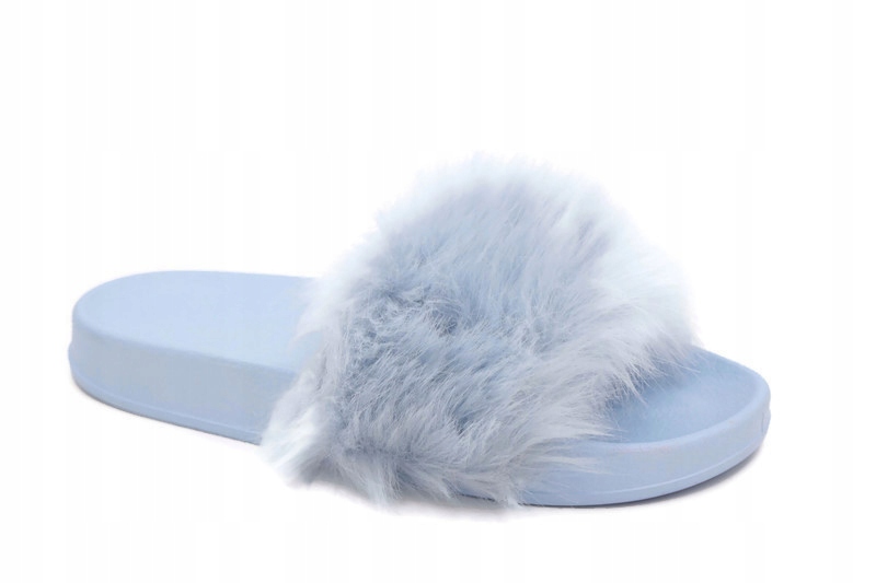 ZD800-96 NEONOWE KLAPKI Z FUTERKIEM NIEBIESKIE R38 Długość wkładki 23.5 cm