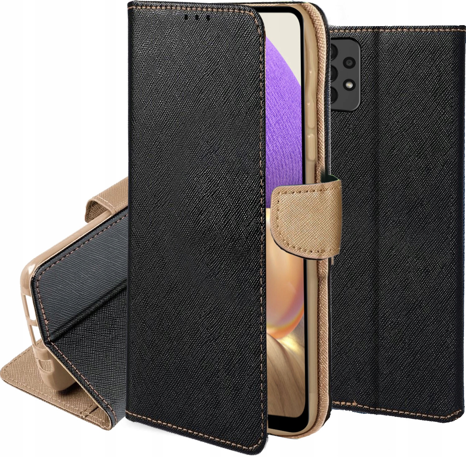 

Etui na Samsung Galaxy A32 Fancy Zamykane Szkło