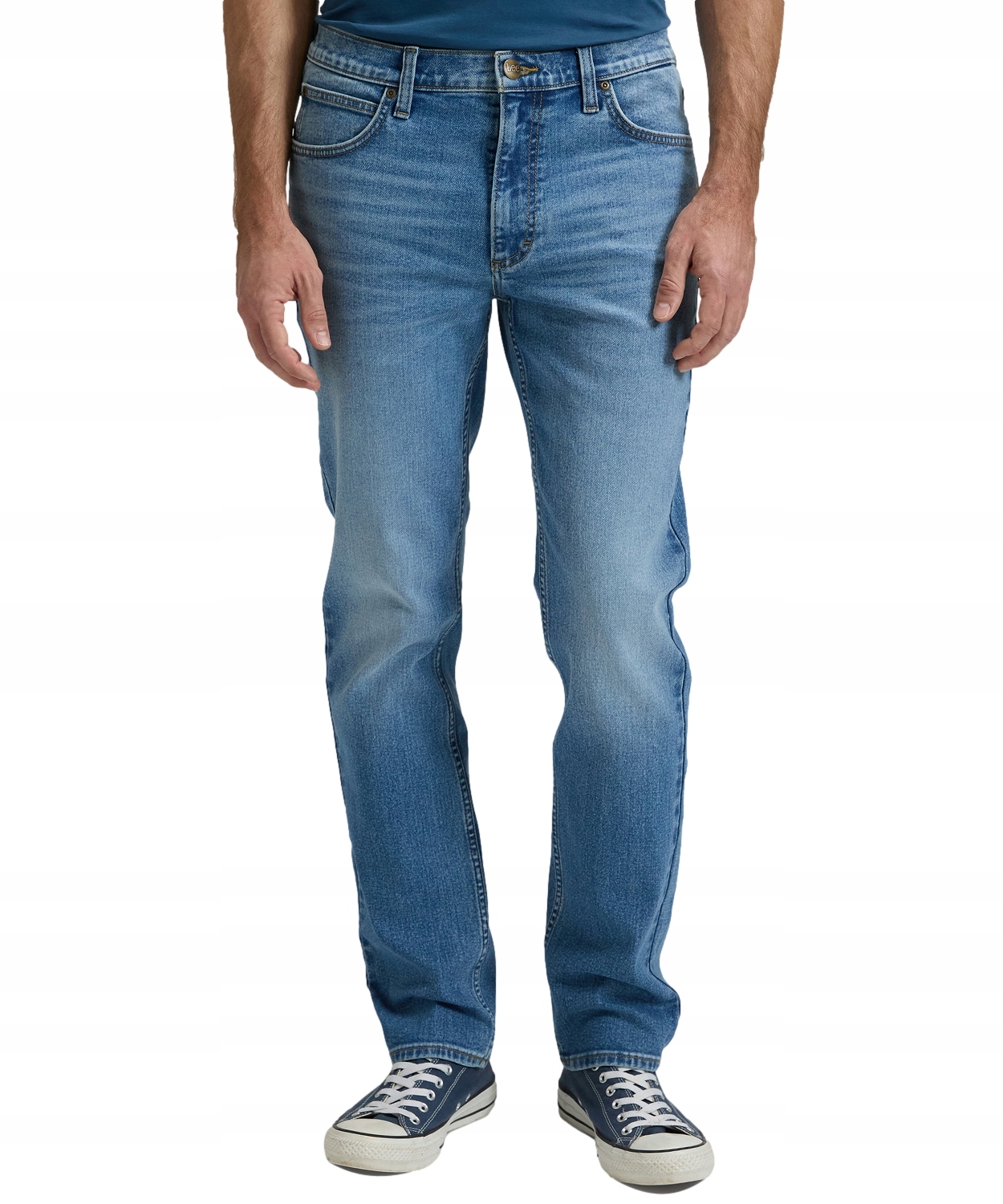 Džíny Lee Rider 112378736 Rugged Blues Š 34 D 32