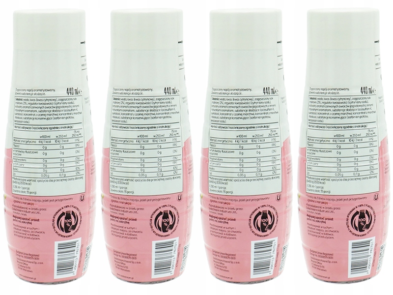 6x SYROP KONCENTRAT SODASTREAM RED BERRIES OWOCE LEŚNE 9L NAPOJU Z 440ML Kod producenta Red Berries Zero Flavour