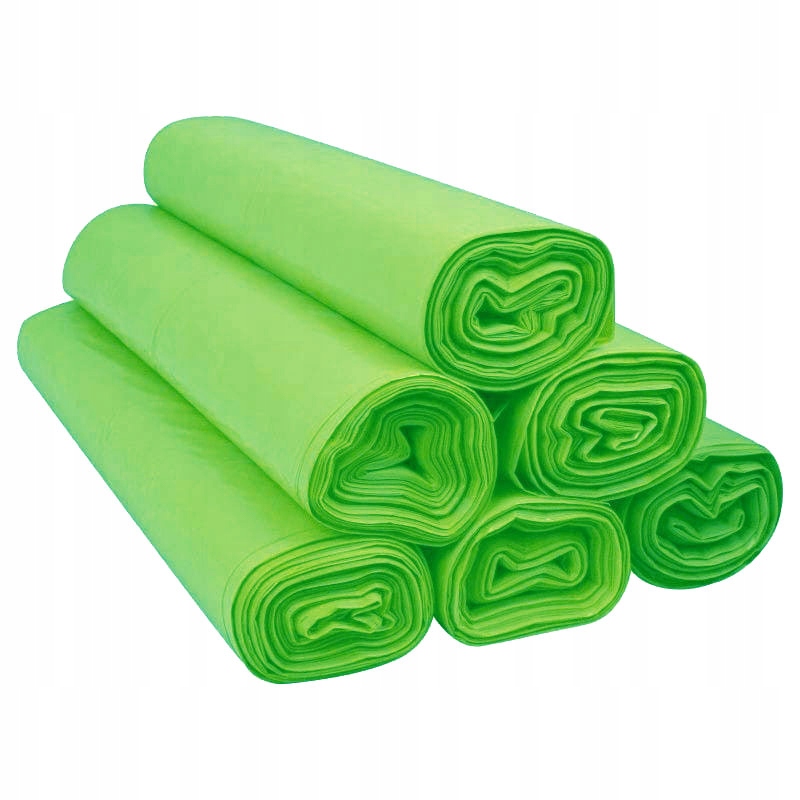 

Worki na śmieci 60L 50szt Ldpe Zielone Mocne