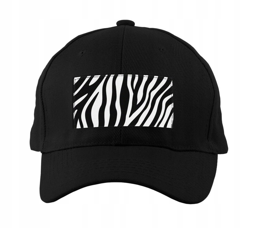 

Czapka Zebra bejsbolówka z naszywką