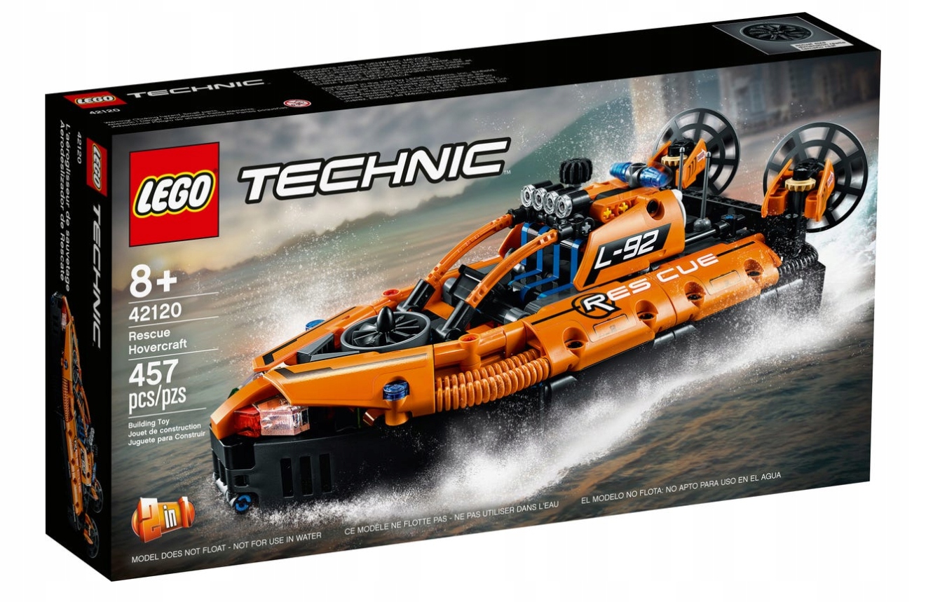 LEGO TECHNIC корабль на воздушной подушке аварийно-спасательного 42120