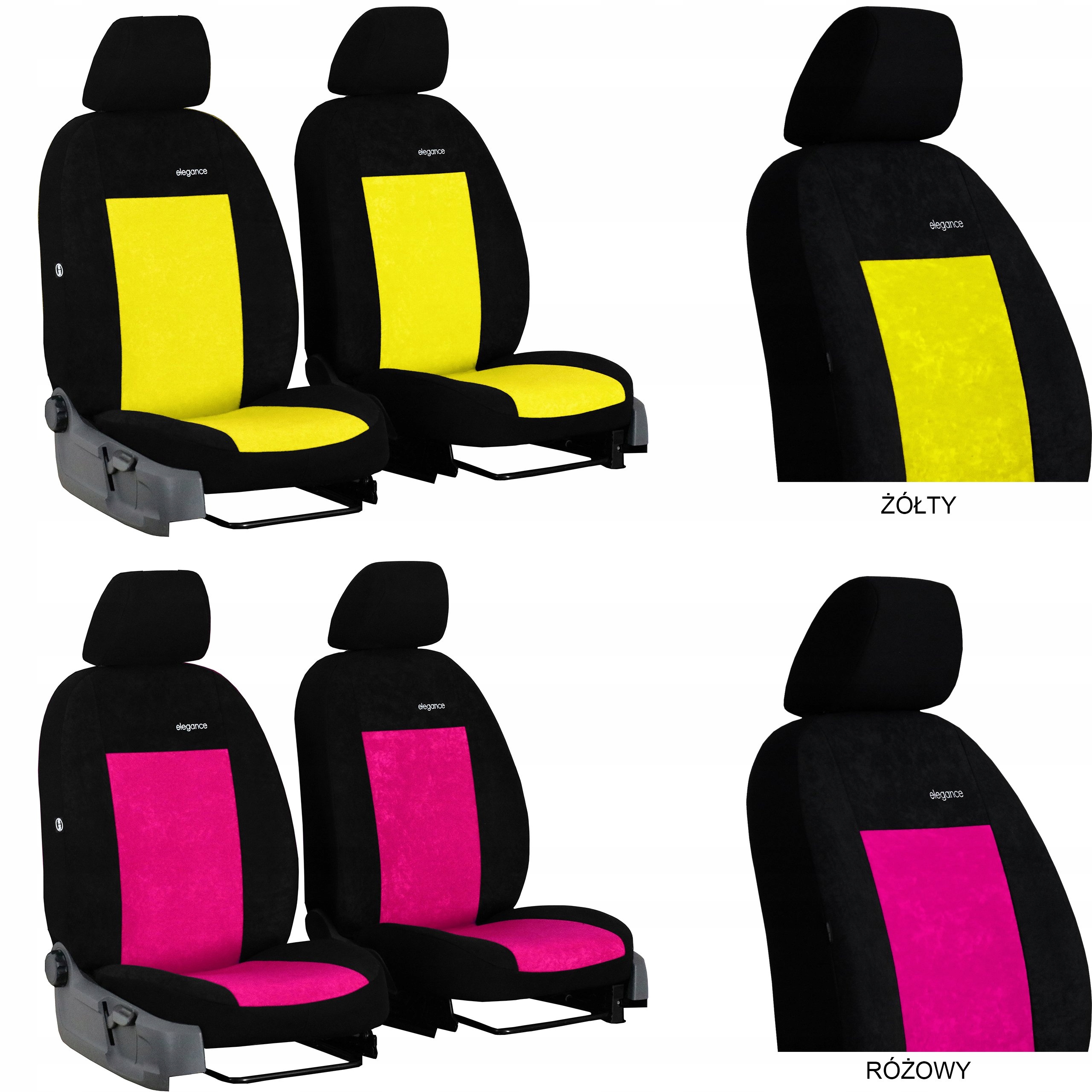 PEUGEOT EXPERT 2 1+1 WELUROWE POKROWCE MIAROWE Materiał welur