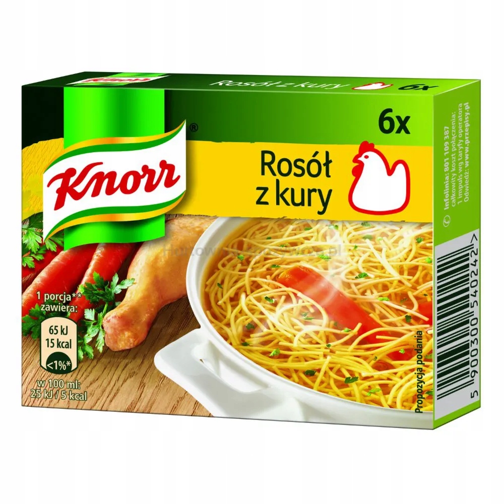 Knorr Kuriový vývar 60 G (6 kostek)