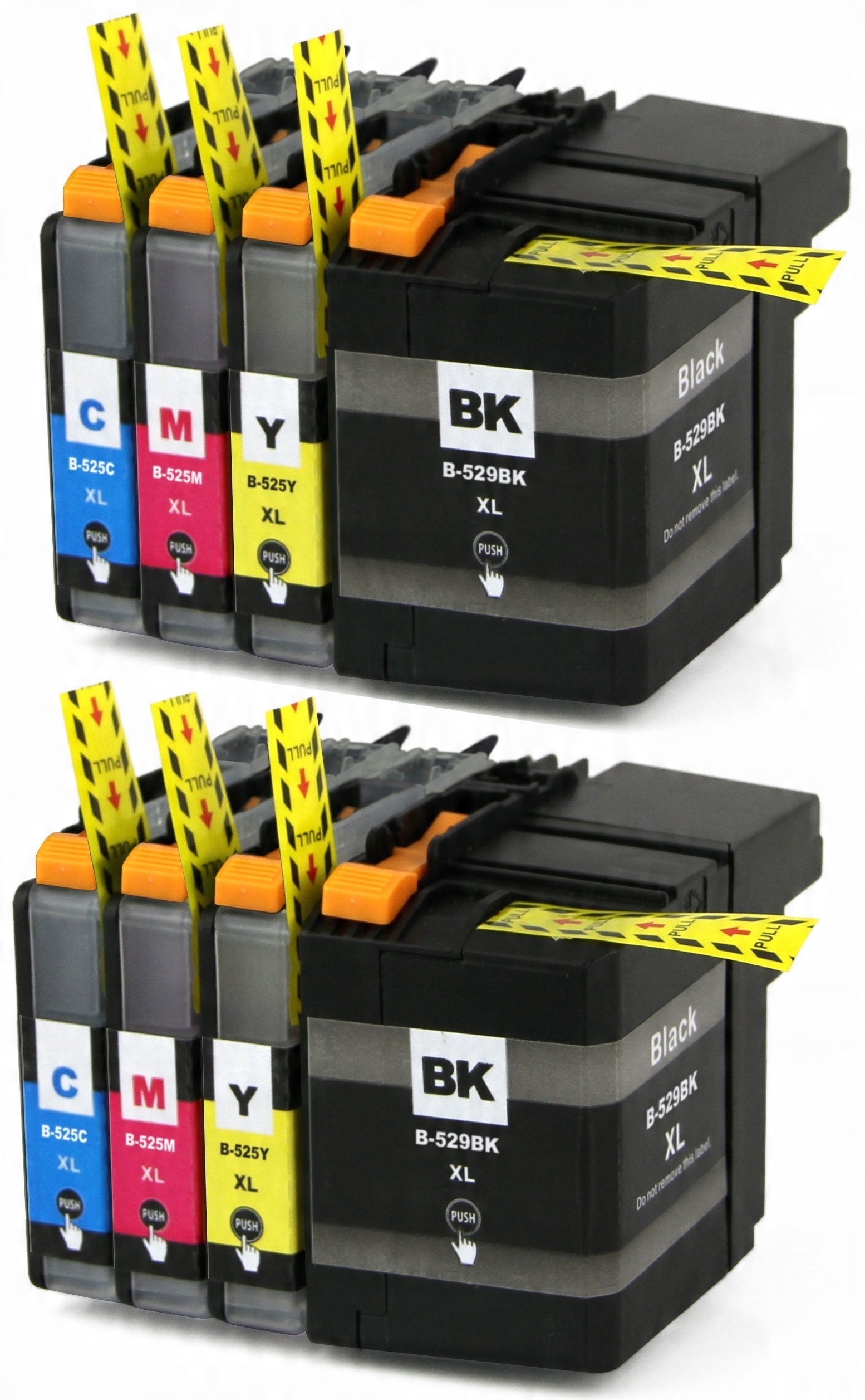 

8x Tusz Do LC529 LC525 XL Dcp J100 J105 MFC-J200