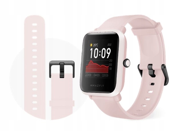 Xiaomi Smartwatch AMAZFIT BIP S LITE Sakura Pink Stan opakowania oryginalne