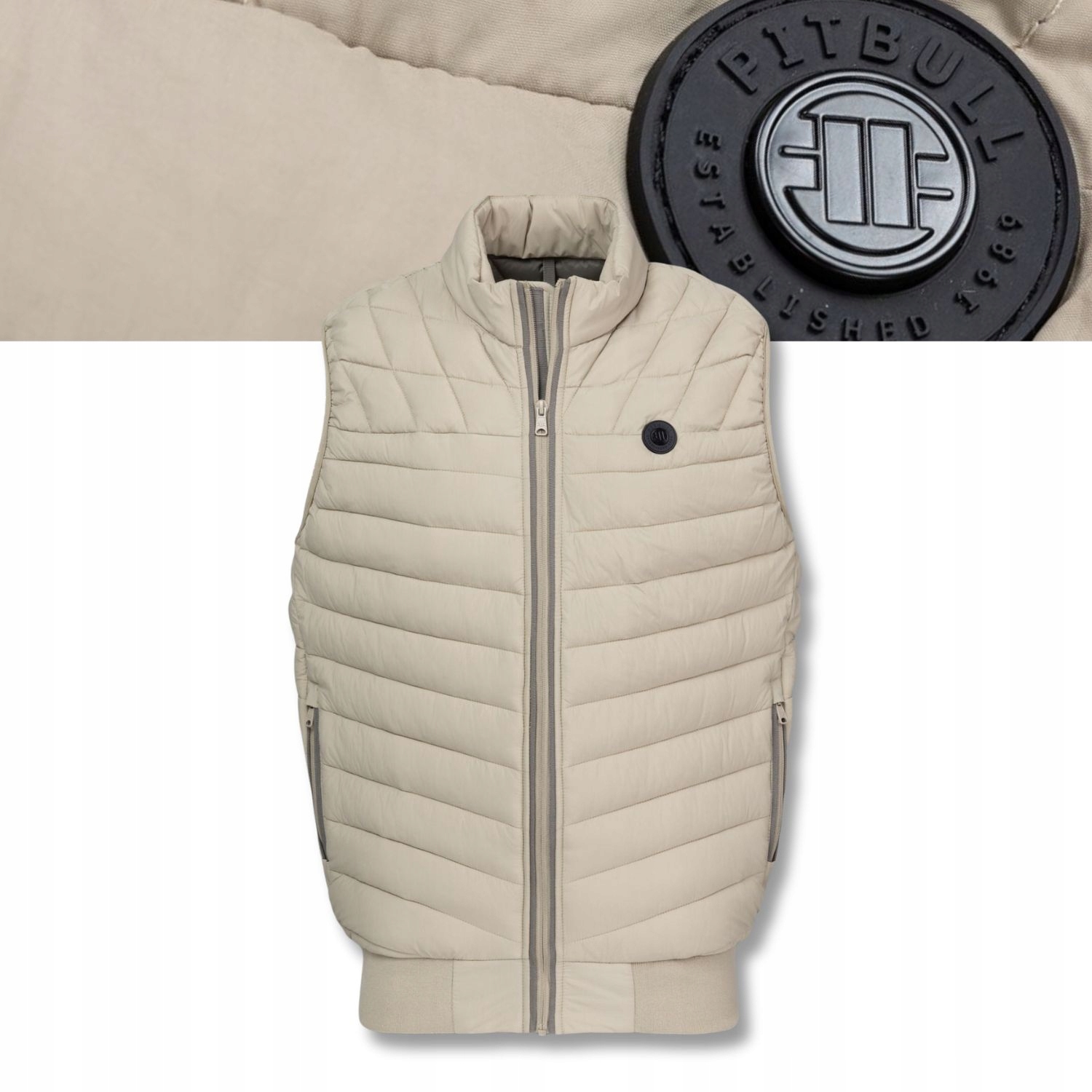 Pánská Bunda Bez Rukávů prošívaná vesta Pitbull Naylor