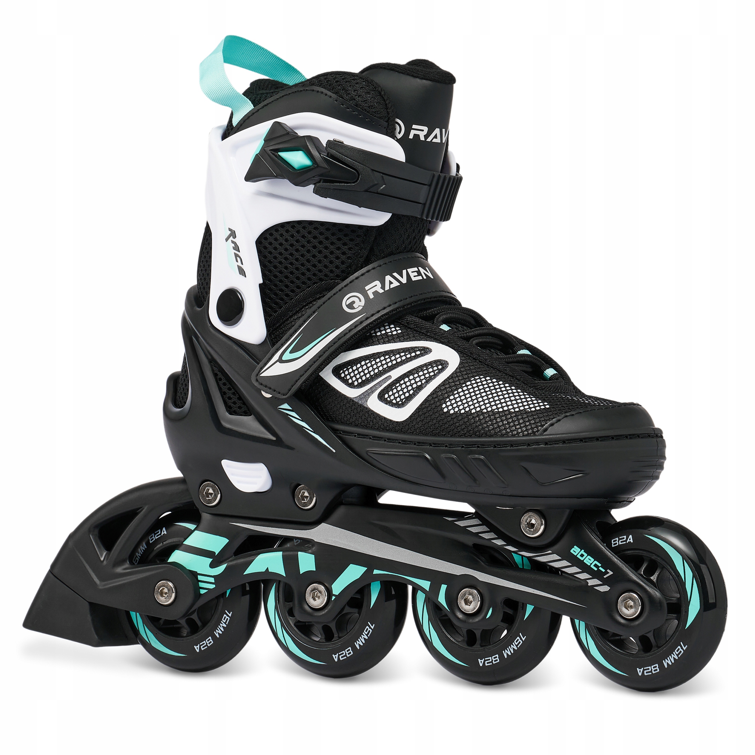 Rolki Regulowane Raven Advance Black/Mint 35-39
