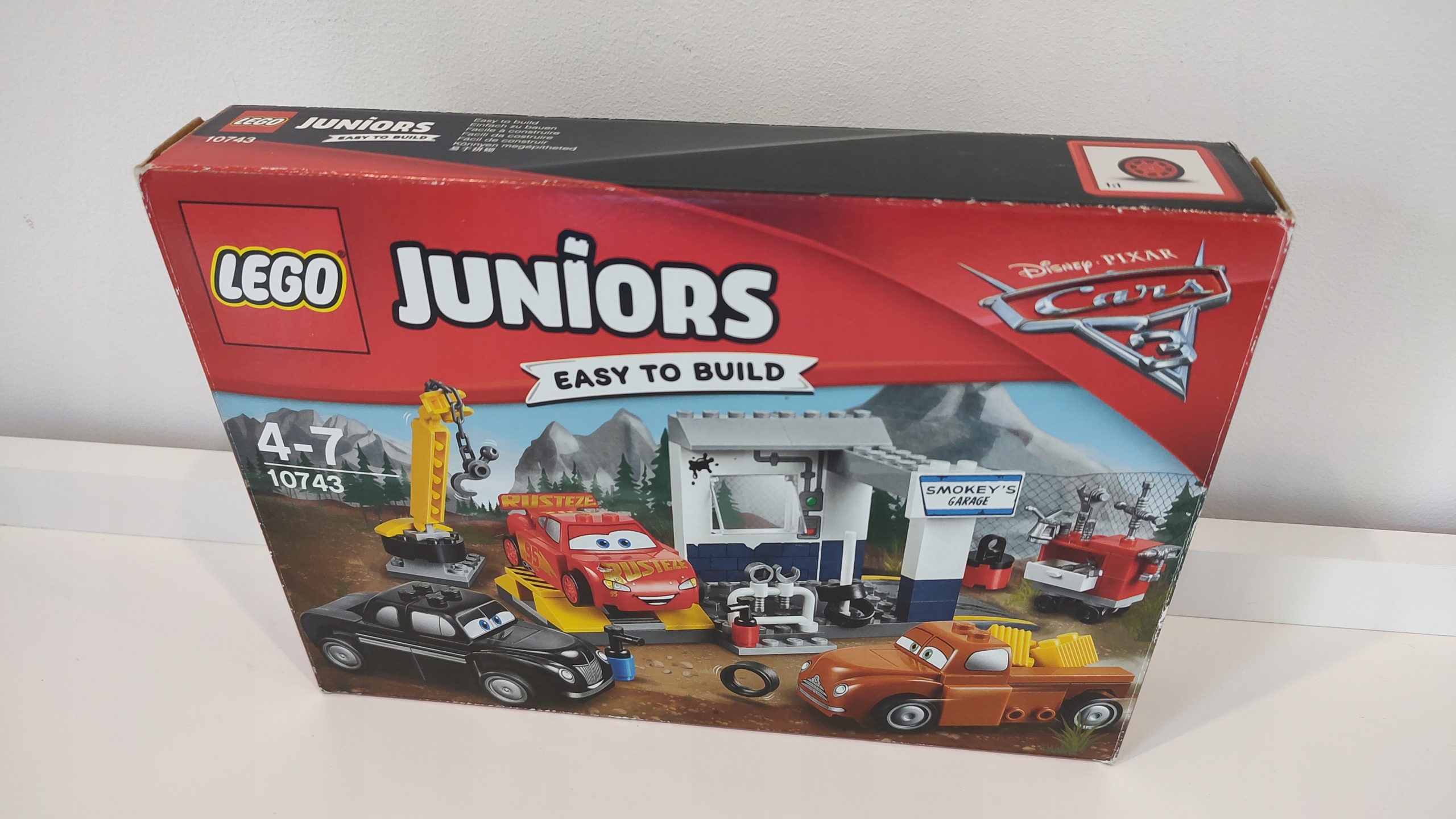 LEGO 10743 Juniors - Auta 3 - Warsztat Smokey’ego. Otwarte plomby