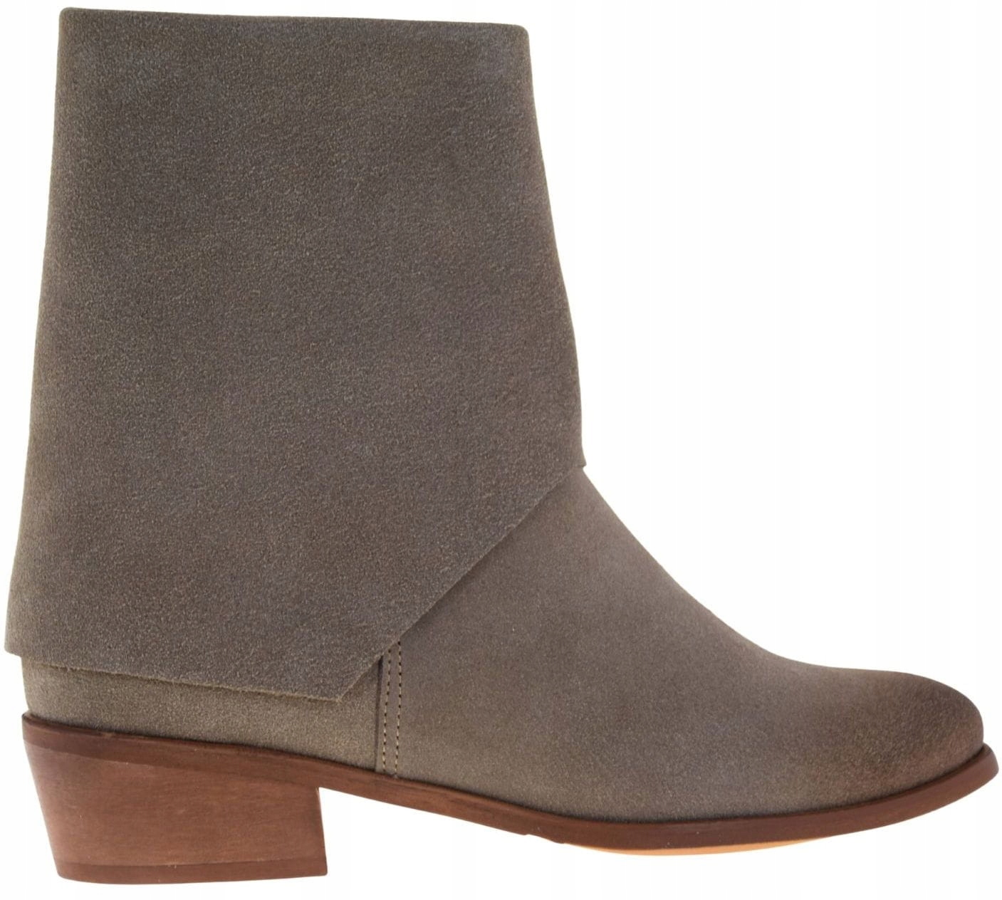 Kovbojské Boty Veronna 1978 capuccino módní kotníkové boty nubukové boty VEL.38