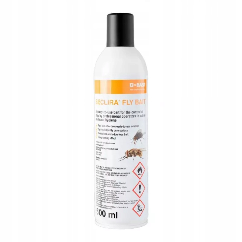 Návnada V Spreji Na Muchy 500 ML Dinotefuran 0,505 G/100 G Do 6 Týždňov