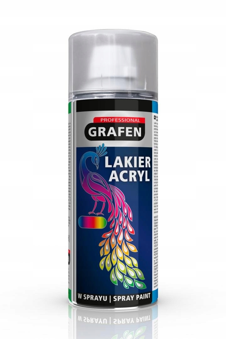 

Grafen Lakier Akrylowy W Sprayu 400ML. Czarny Poły