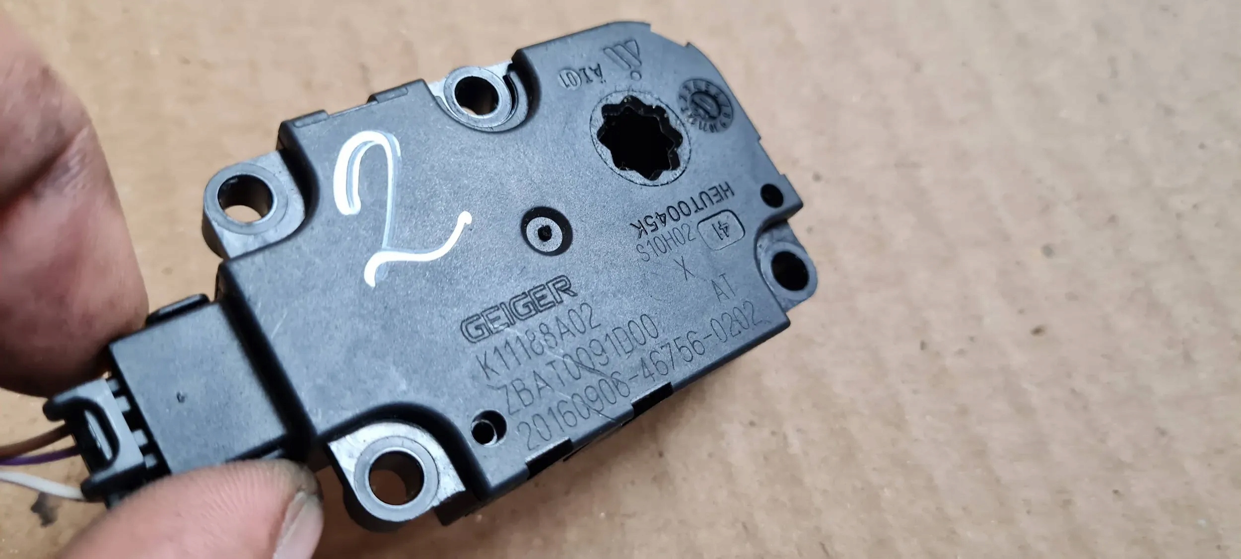 A4 B9 8W Micro moteur Bouches buses ZBAT0091D00 A5 8W VW AUDI