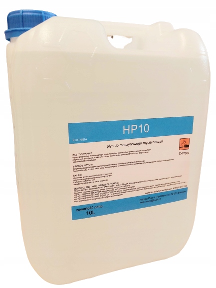 

HP10 Płyn do mycia zmywarce w gastronomicznej 10L