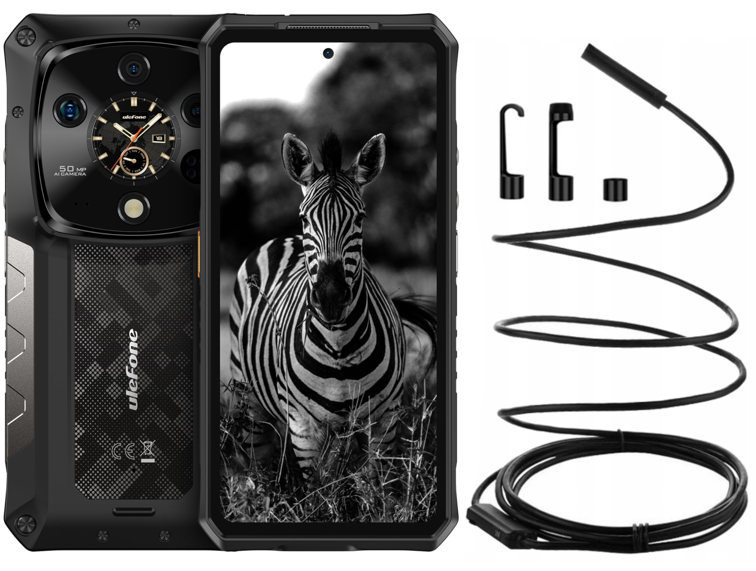 Pancerny Ulefone Armor 28 Ultra 16GB/1TB 5G Noktowizja Endoskop EC01