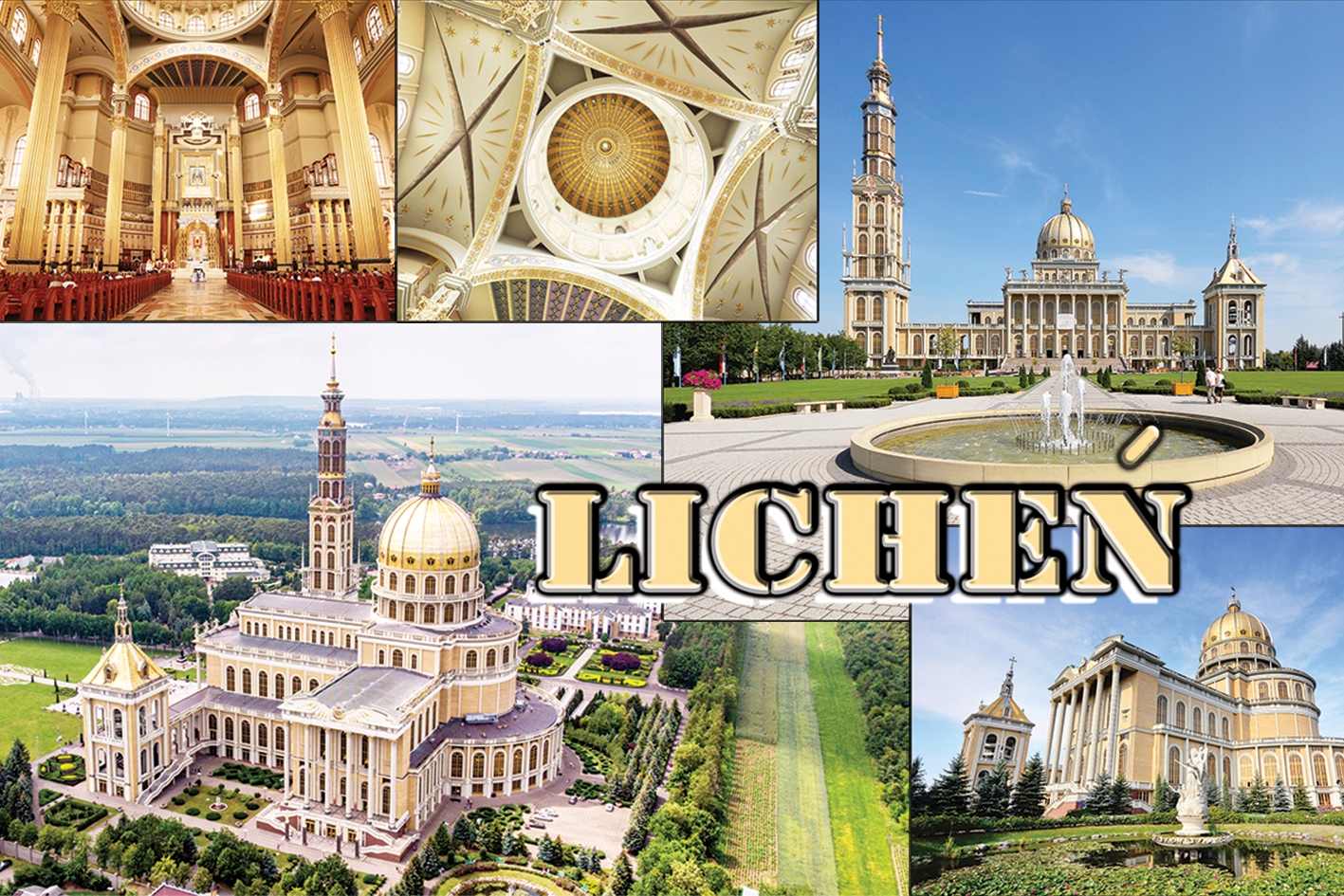 Magnesy na lodówkę miasta - LICHEŃ