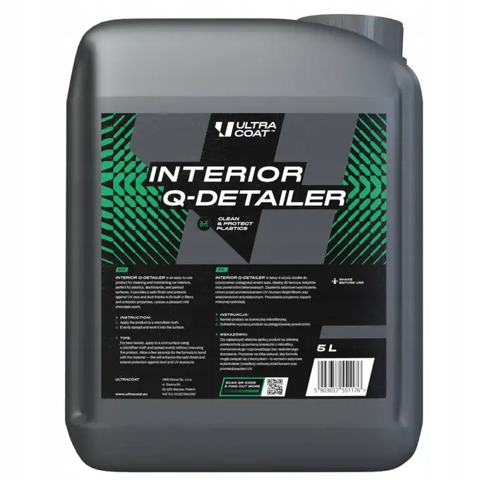 ULTRACOAT _ INTERIOR Q-DETAILER 5L _ PRODUKT DO PIELĘGNACJI WNĘTRZA