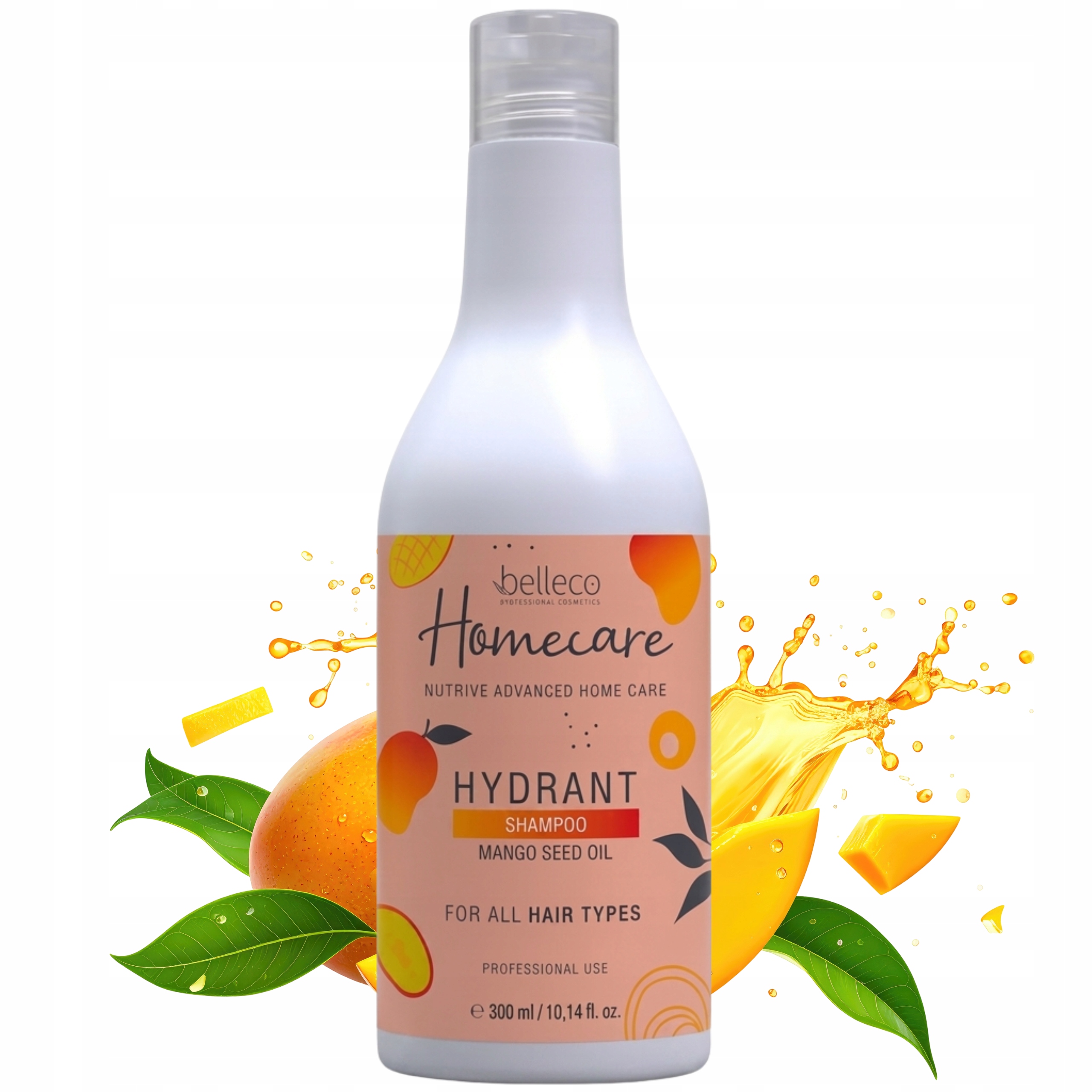 Šampon na vlasy Regenerační Hydratační Belleco Mango 300 ml