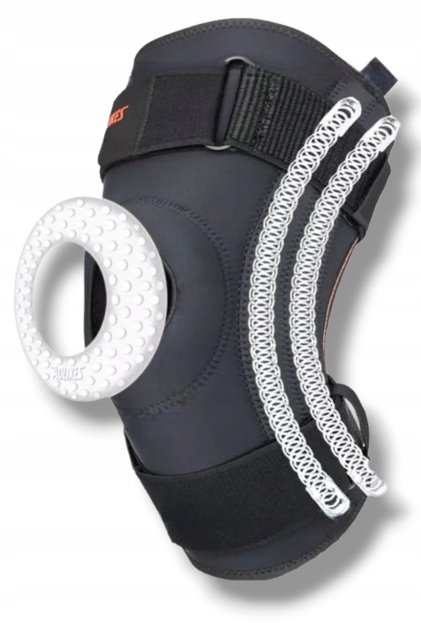 PROFESJONALNA OPASKA STABILIZATOR STAWU KOLANOWEGO KOLANA FITNESS SIŁOWNIA Kod producenta 7902-XL