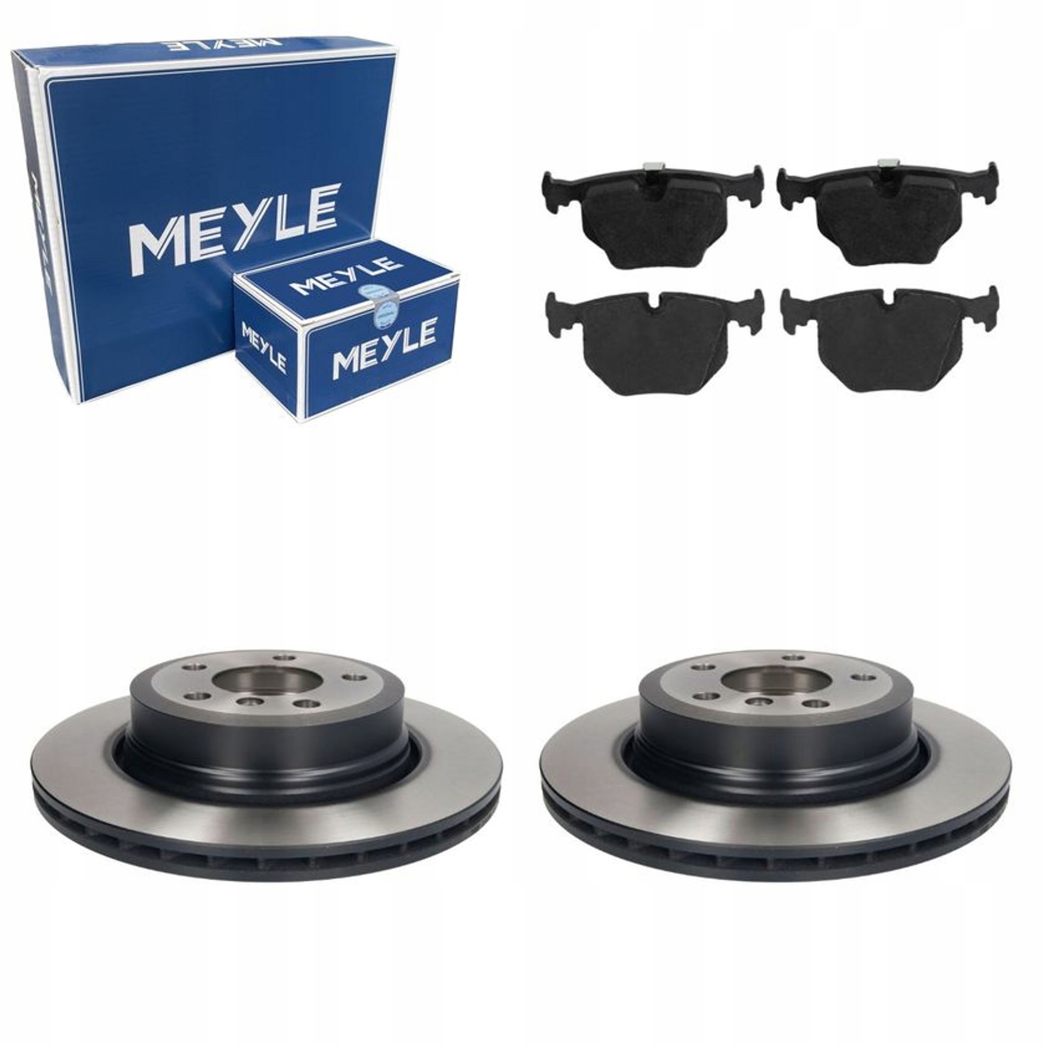 2× MEYLE 315 523 0054 тормозной диск тормозные колодки зад BMW E46 E39 E38 E83 X5