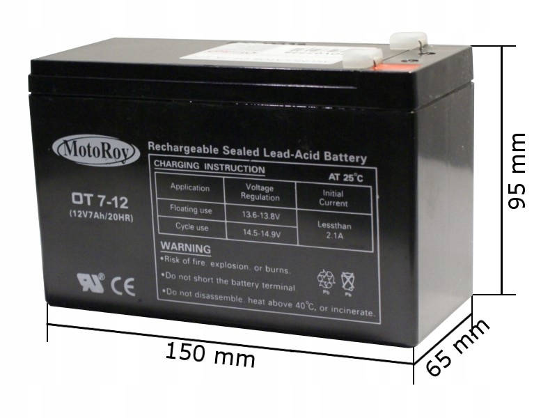 AKUMULATOR OT 7A-12V