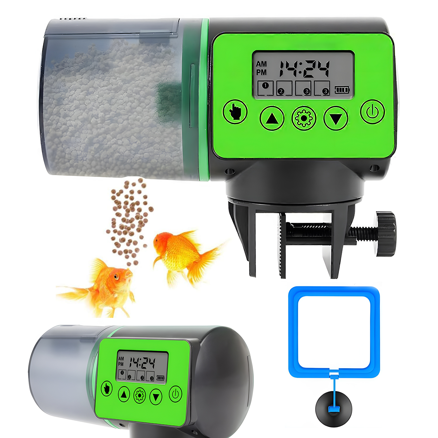 Levně Automatické Krmítko Pro Ryby Do Akvária Dávkovač S LCD displej