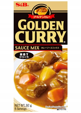 

Pasta mix Golden Curry Hot marki S&b 92g