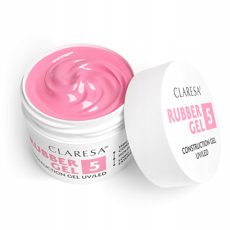 Claresa Żel Budujący Do Paznokci Rubber Gel 45g 05 Różowy Marka Claresa