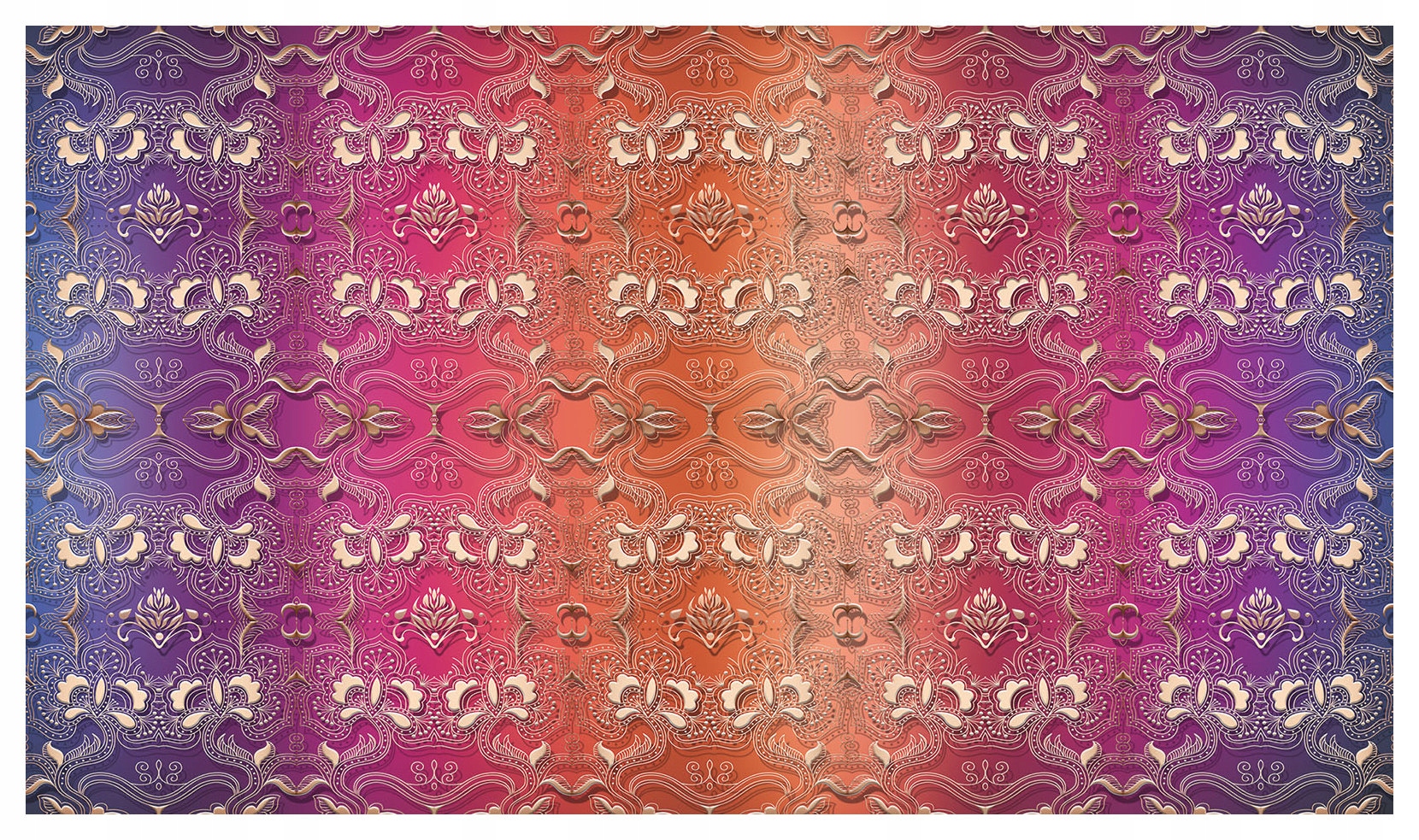 Fototapeta Abstraktná harmónia Kvety Zlato Vzory 520x300 farby lepidlo