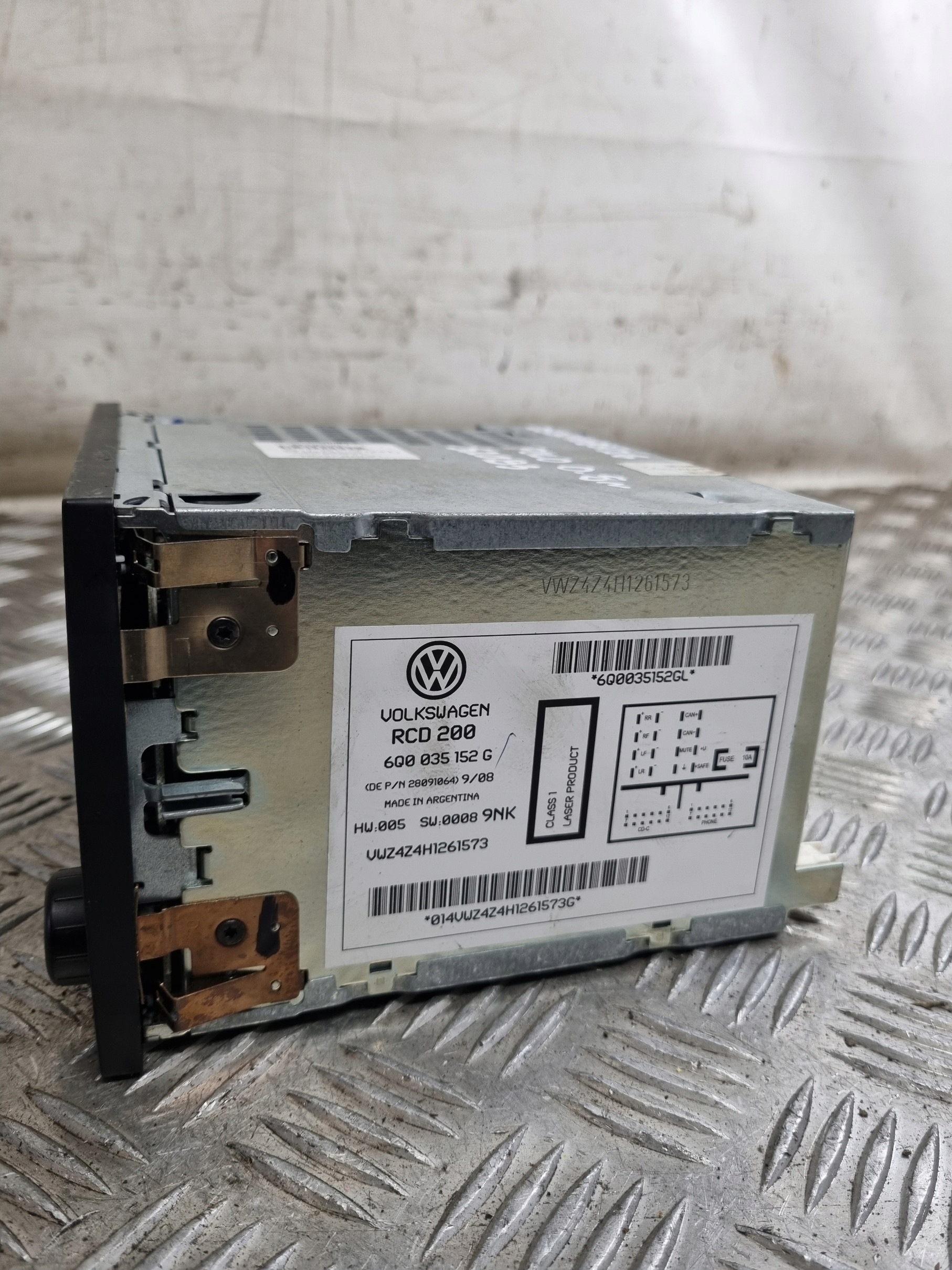 VW POLO IV RADIO CD 6Q0035152G