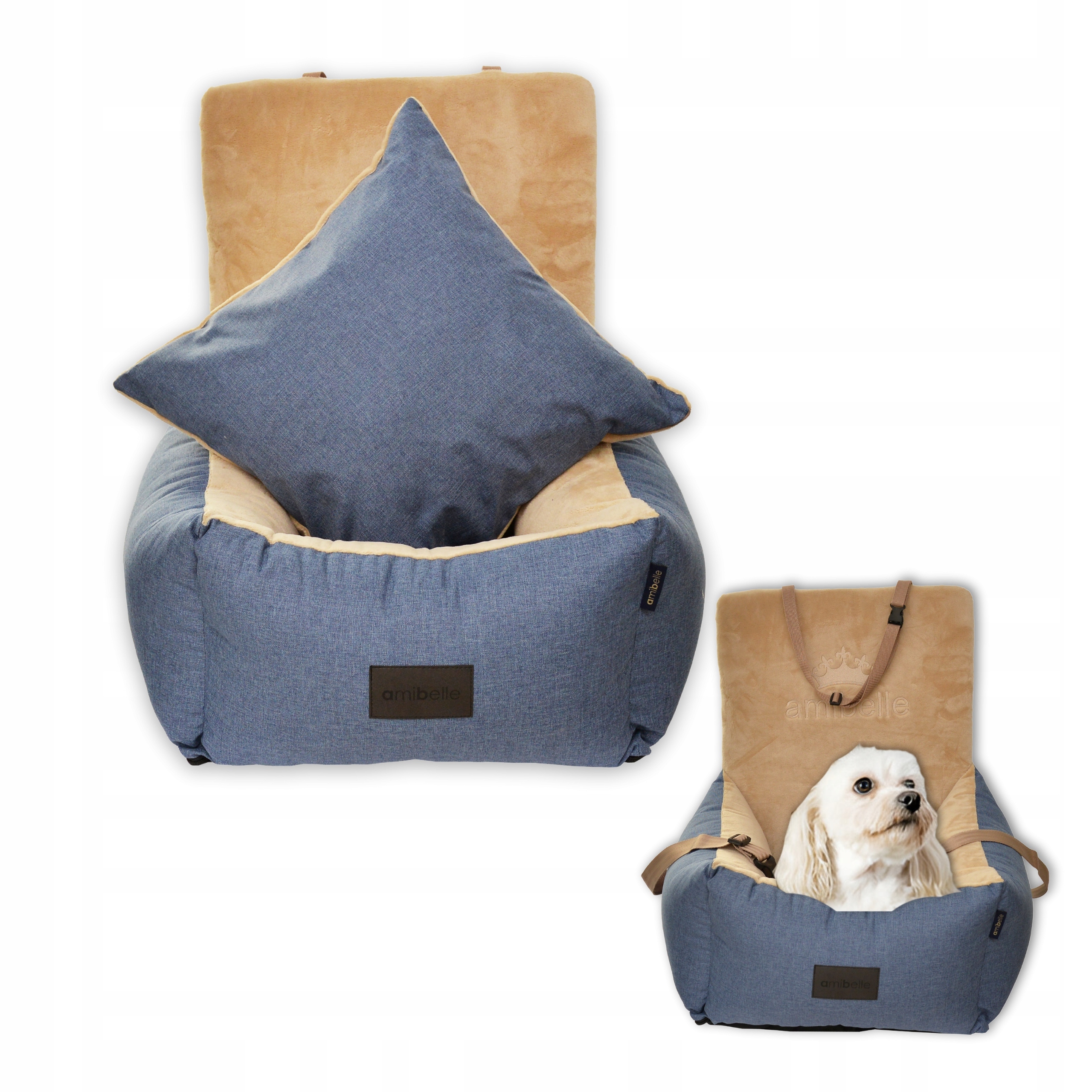 Levně Autosedačka Přepravka Poslání pro psa kočku Bezpečná cesta