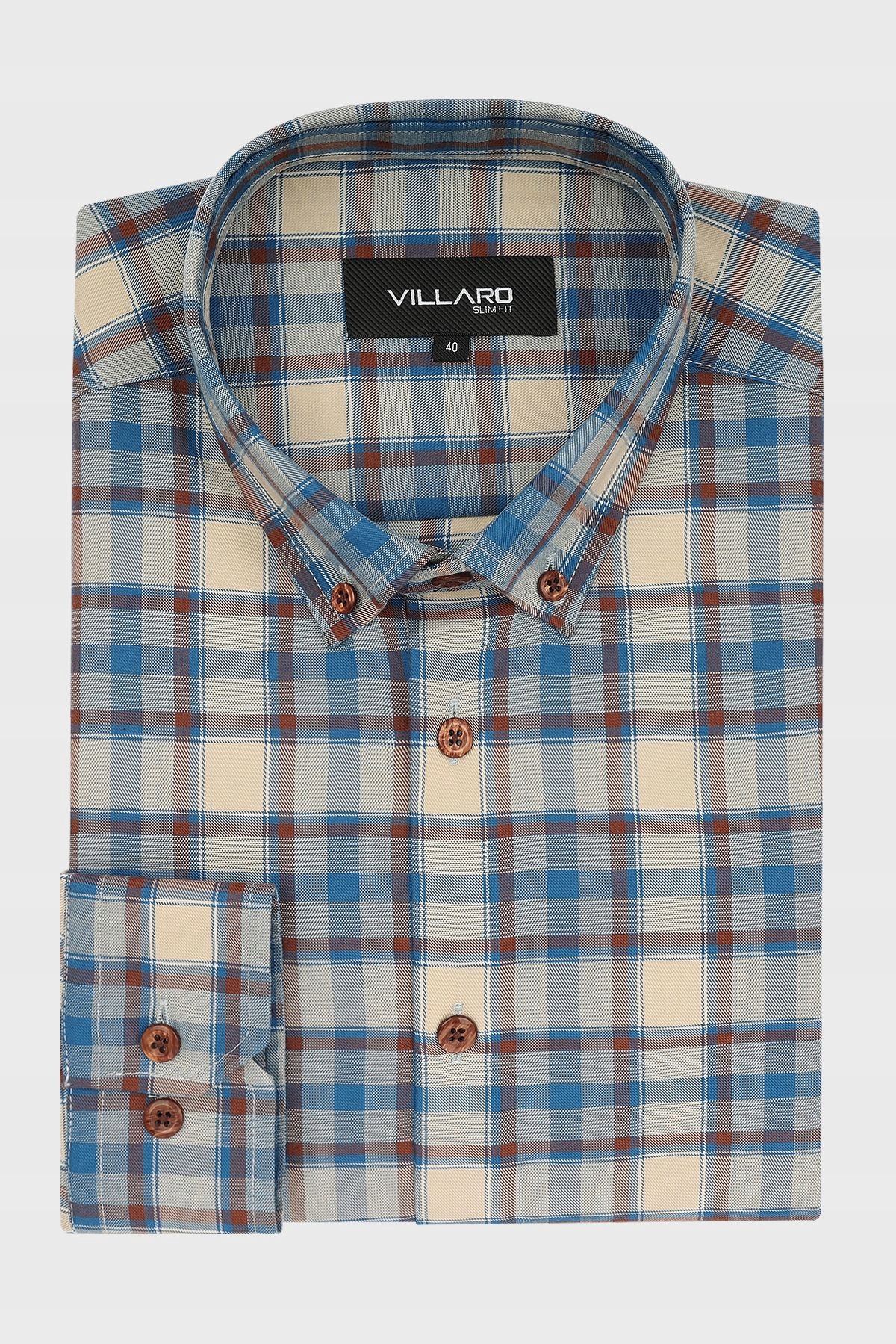 Pánská košile Vzor Krata Slim Fit XXL-176/182