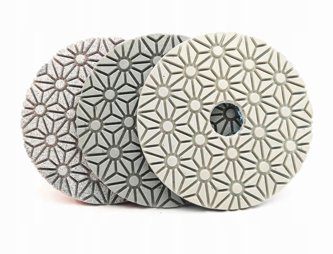 3 Step Diamantové Kotouče Pro Broušení Leštění Mramorového Granitu 100 mm