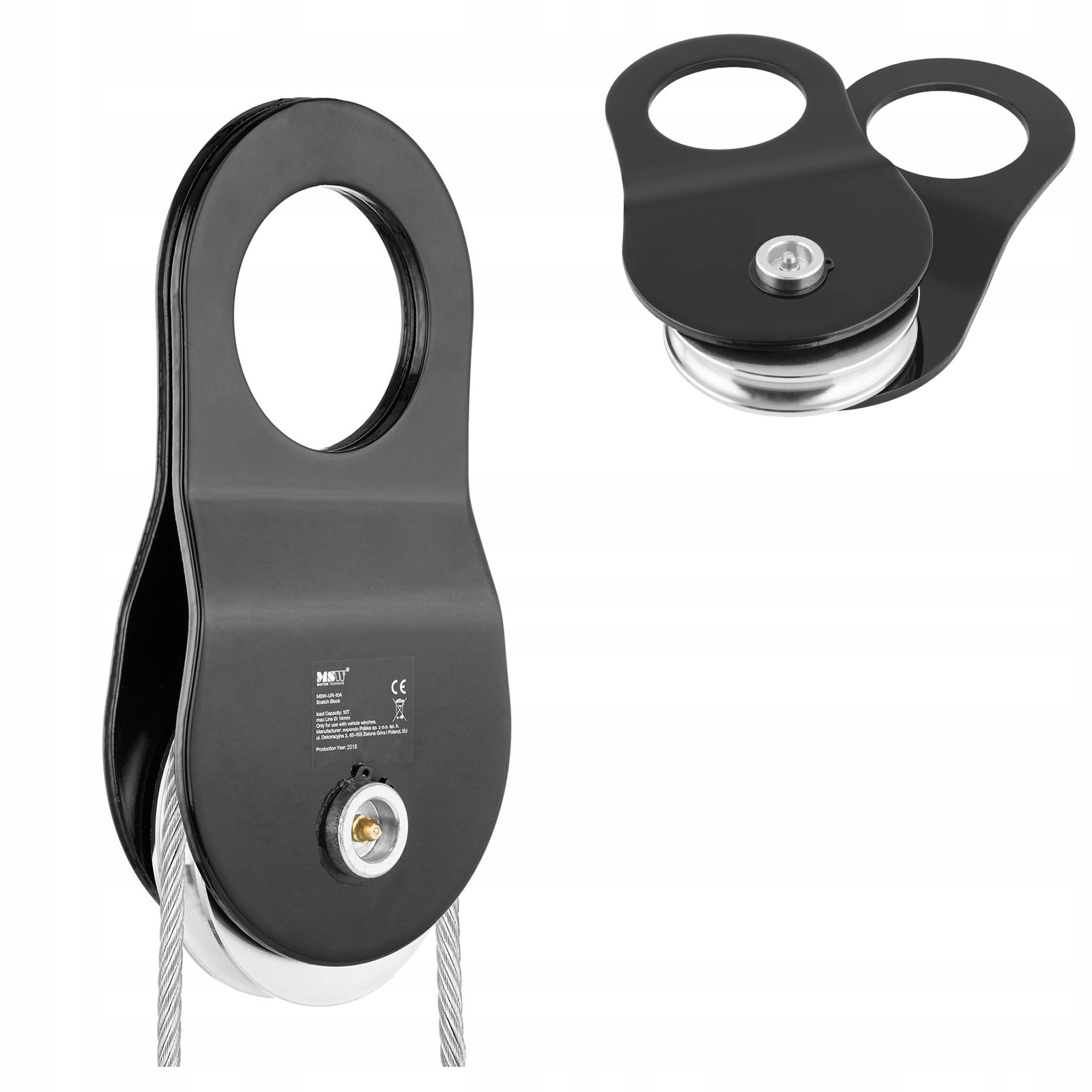 Lanový blok 10 Ton Bloky pro naviják Maznice Zvedák