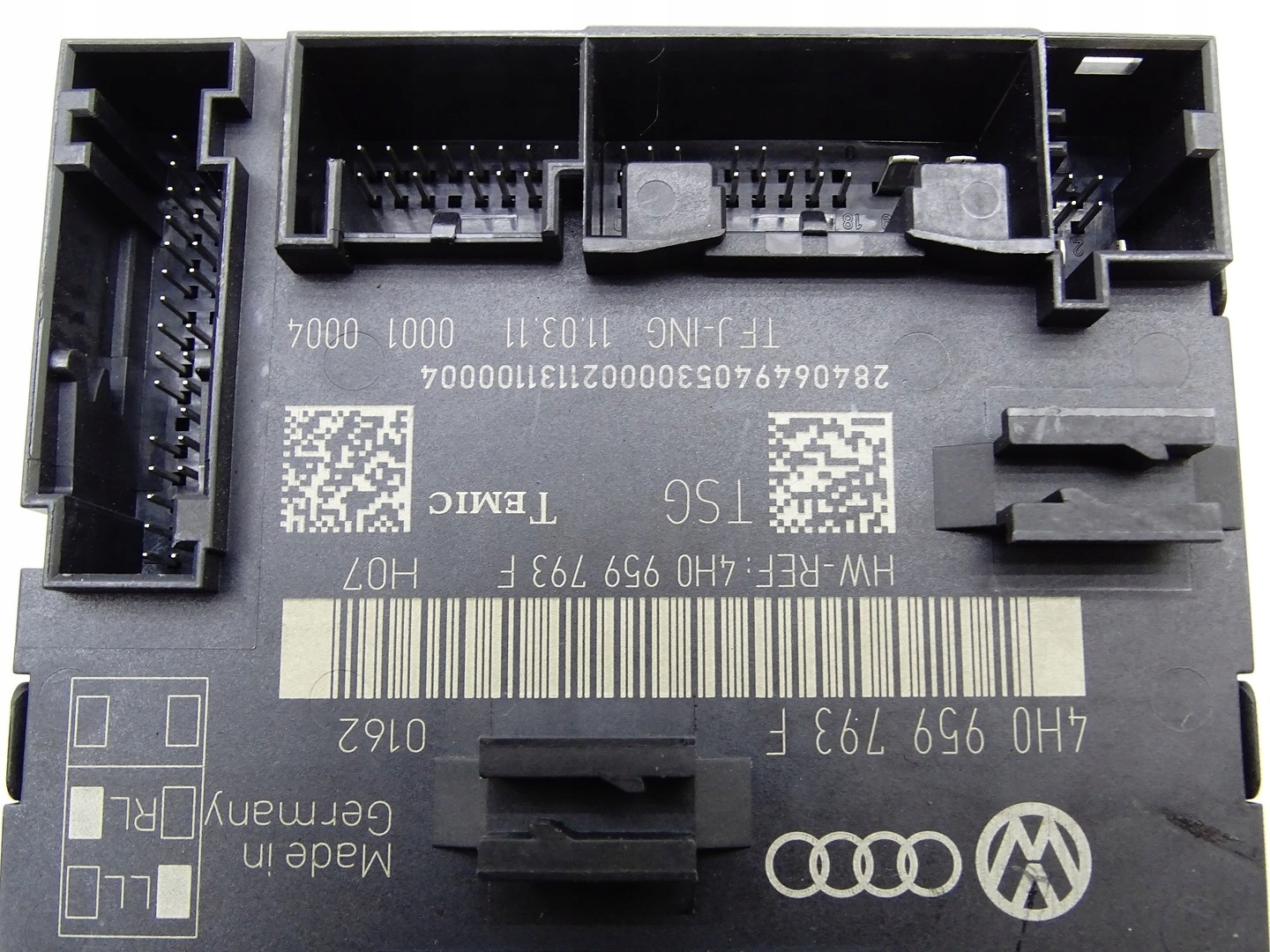 unité de commande électronique uce module portière AUDI A8 D4 4H 4H0959793F