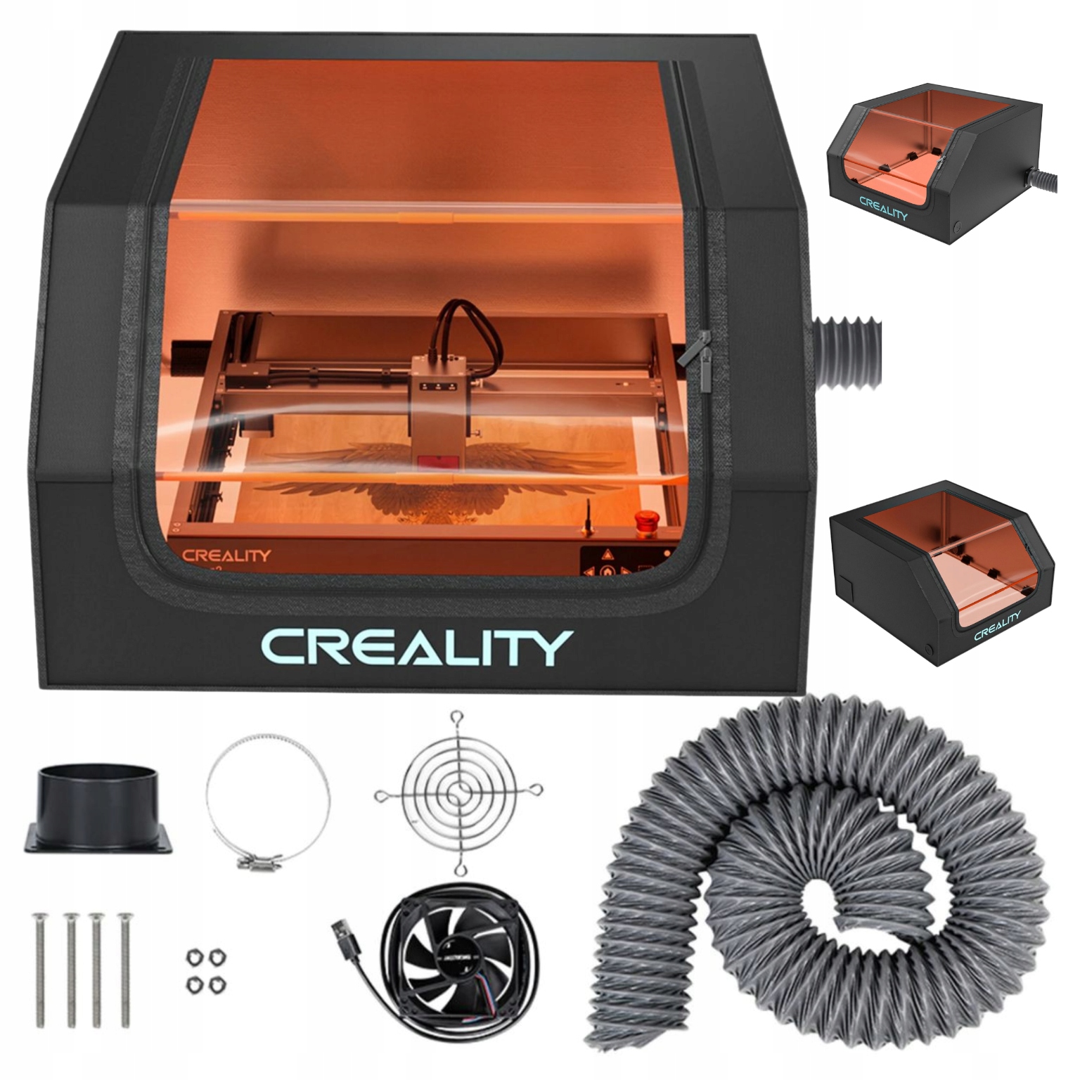 Creality Osłona Ochronna Do Grawera Laserowego 700x720x400 mm Filtr Uv